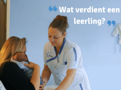 Wat verdient een leerling kraamverzorgende bij Kraamzorg de Waarden